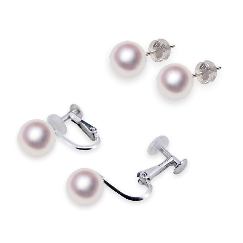 7.5～8.0㎜ Earrings or earring set Teri: A roll: A Kizu: C -TENSEI PEARL ONLINE STORE Tensei Pearl Shop