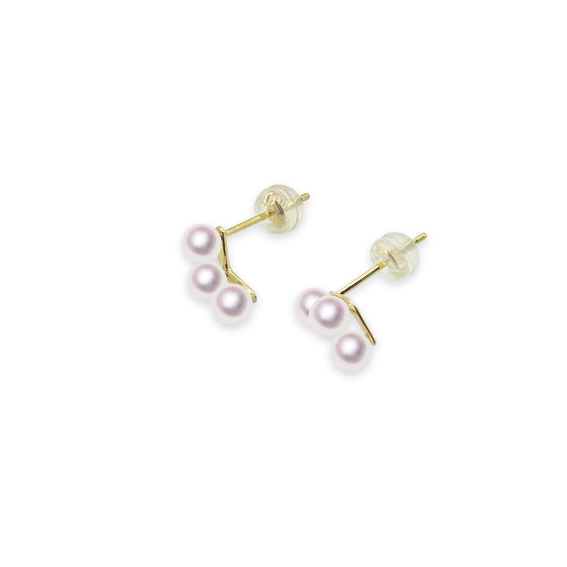 K18 3.5㎜ Design Earrings -TENSEI PEARL ONLINE STORE Tensei Pearl Official Mail Order Shop