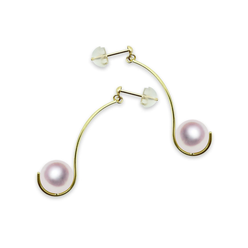 K18 7.5㎜ Design Earrings -TENSEI PEARL ONLINE STORE Tensei Pearl Official Mail Order Shop