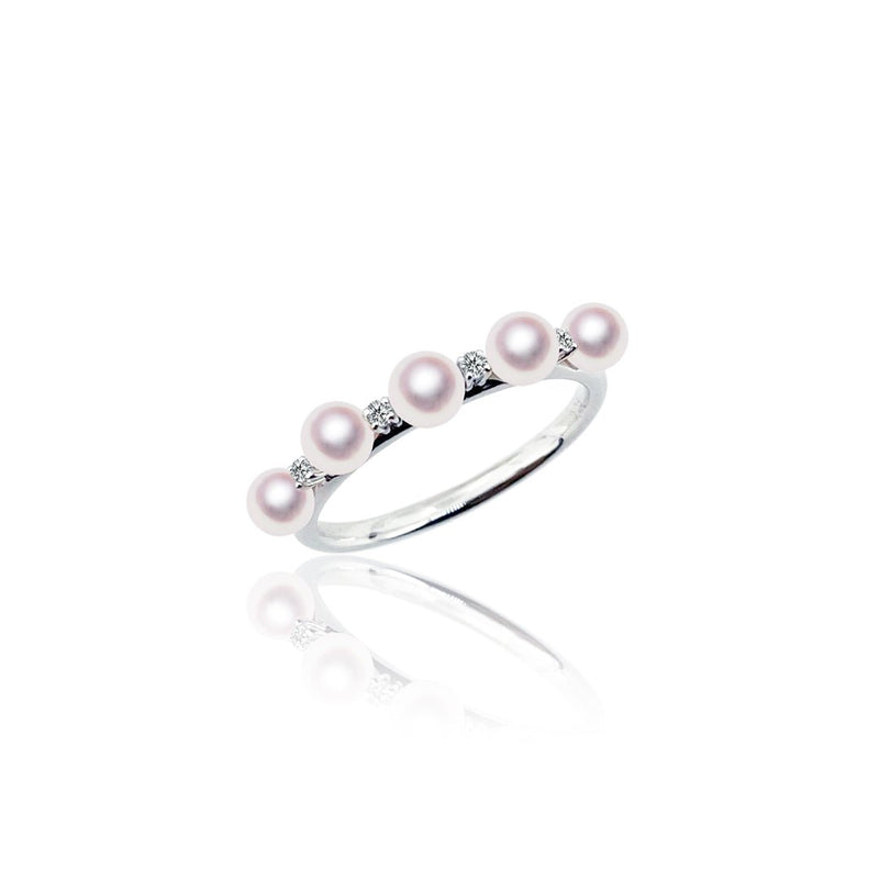 K18WG 3.5㎜ Ring D0.05ct -TENSEI PEARL ONLINE STORE Tenari Pearl Official Mail Order Shop