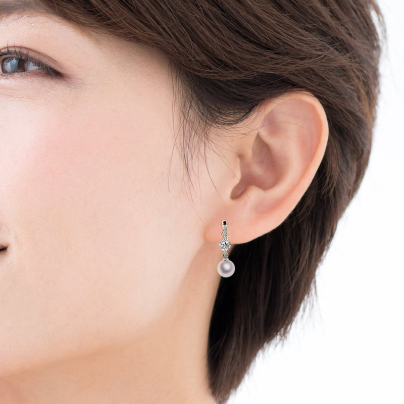 SV 7.5㎜ Design earrings -TENSEI PEARL ONLINE STORE Tenari Pearl Official Mail Order Shop