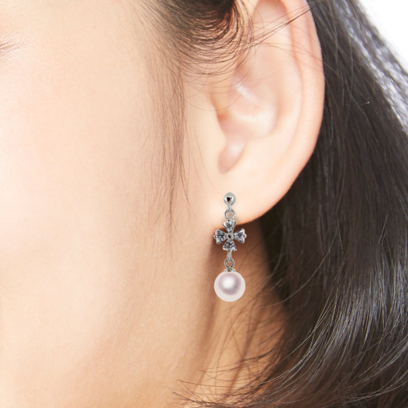 SV 7.5㎜ Design Earrings -TENSEI PEARL ONLINE STORE Tenari Pearl Official Mail Order Shop